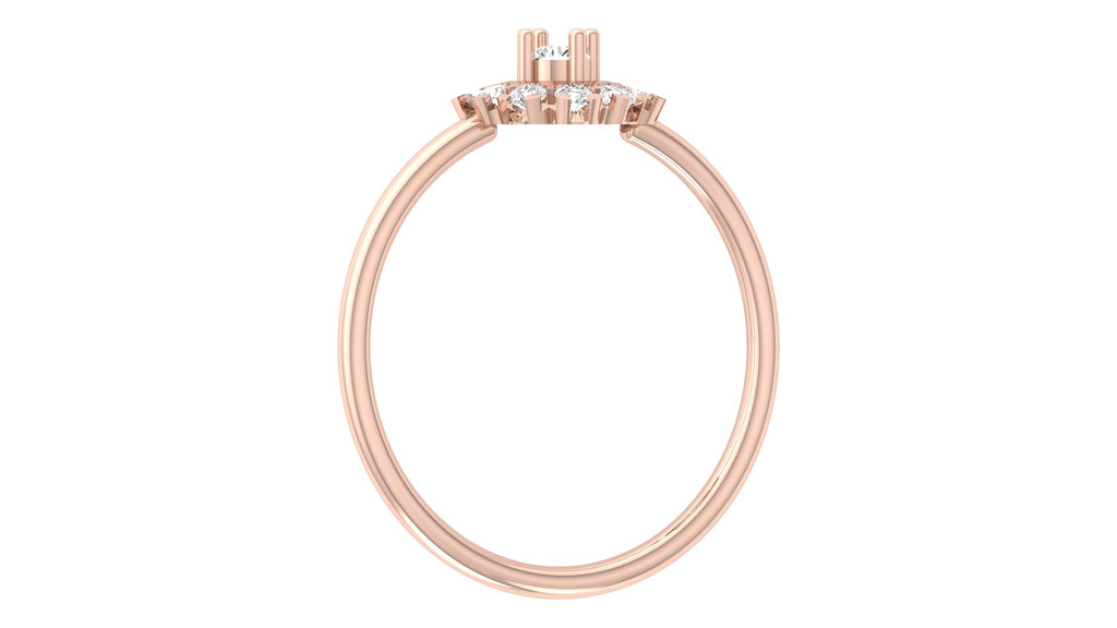 0.21 Ct Round Diamond Ring