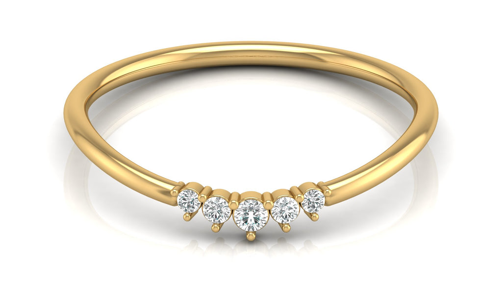 0.06 Ct Round Diamond Ring