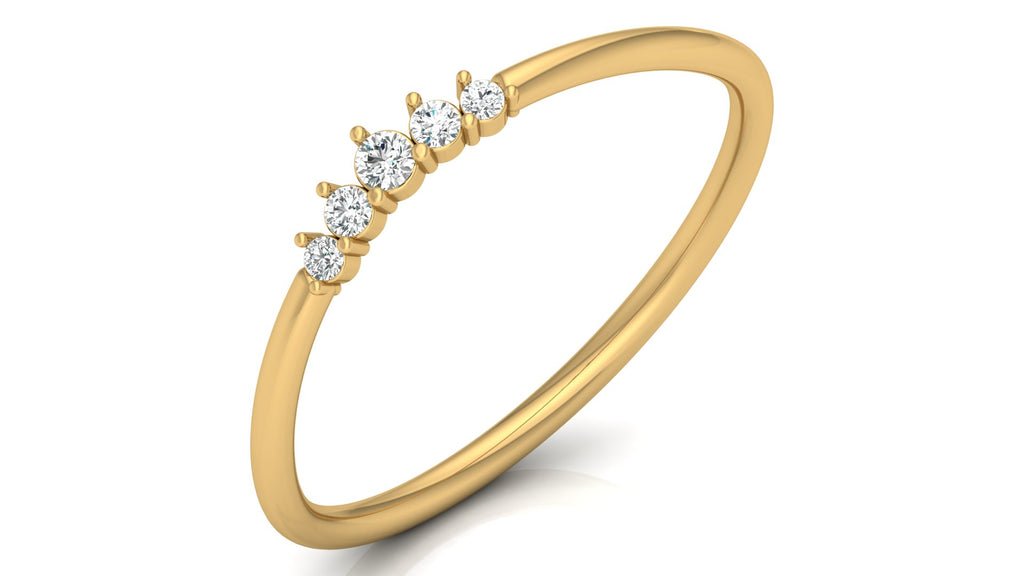 0.06 Ct Round Diamond Ring