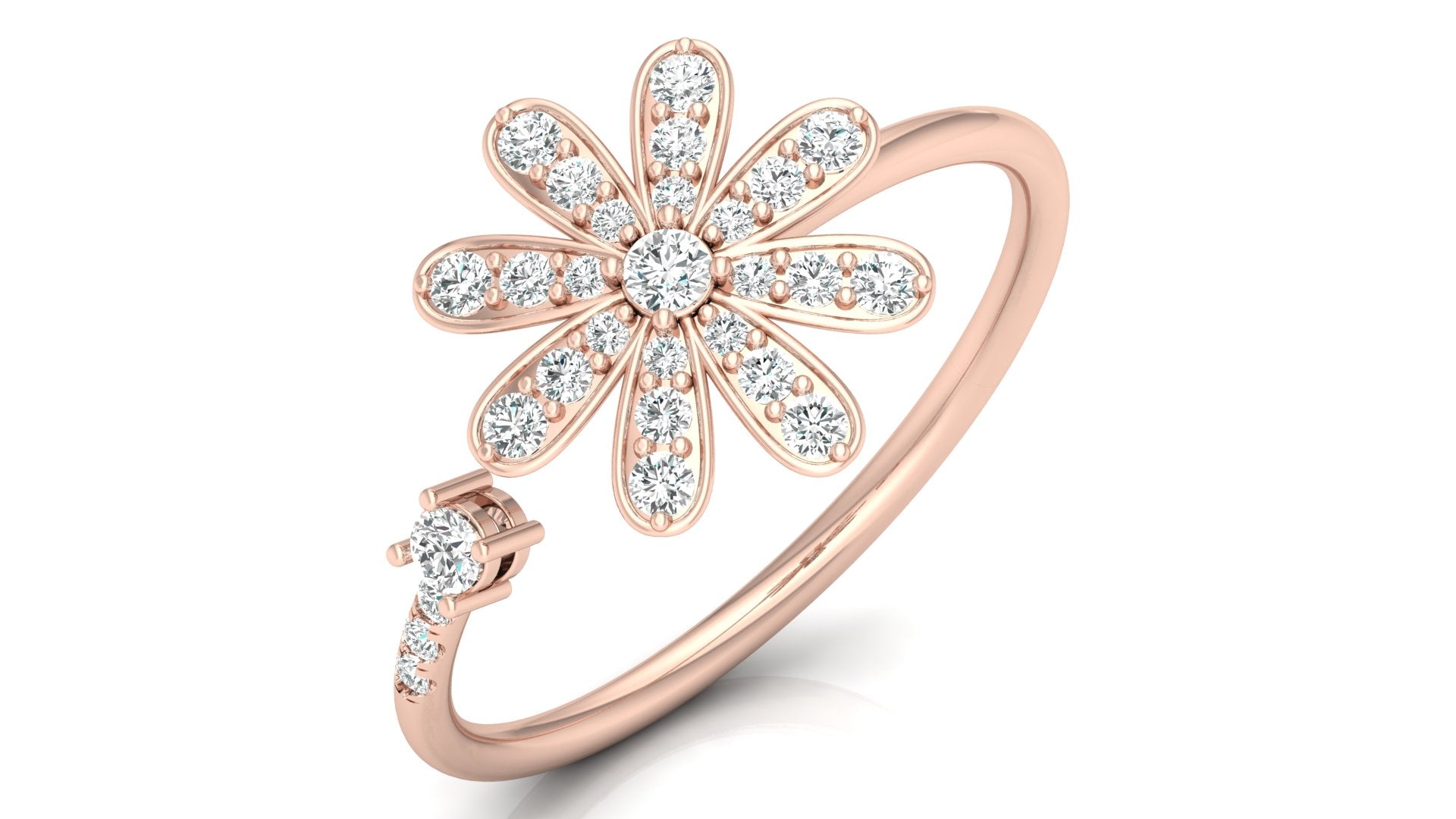0.27 Ct Round Diamond Ring