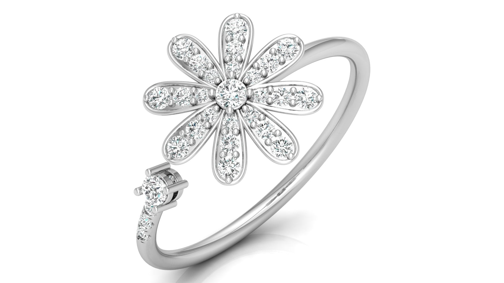 0.27 Ct Round Diamond Ring