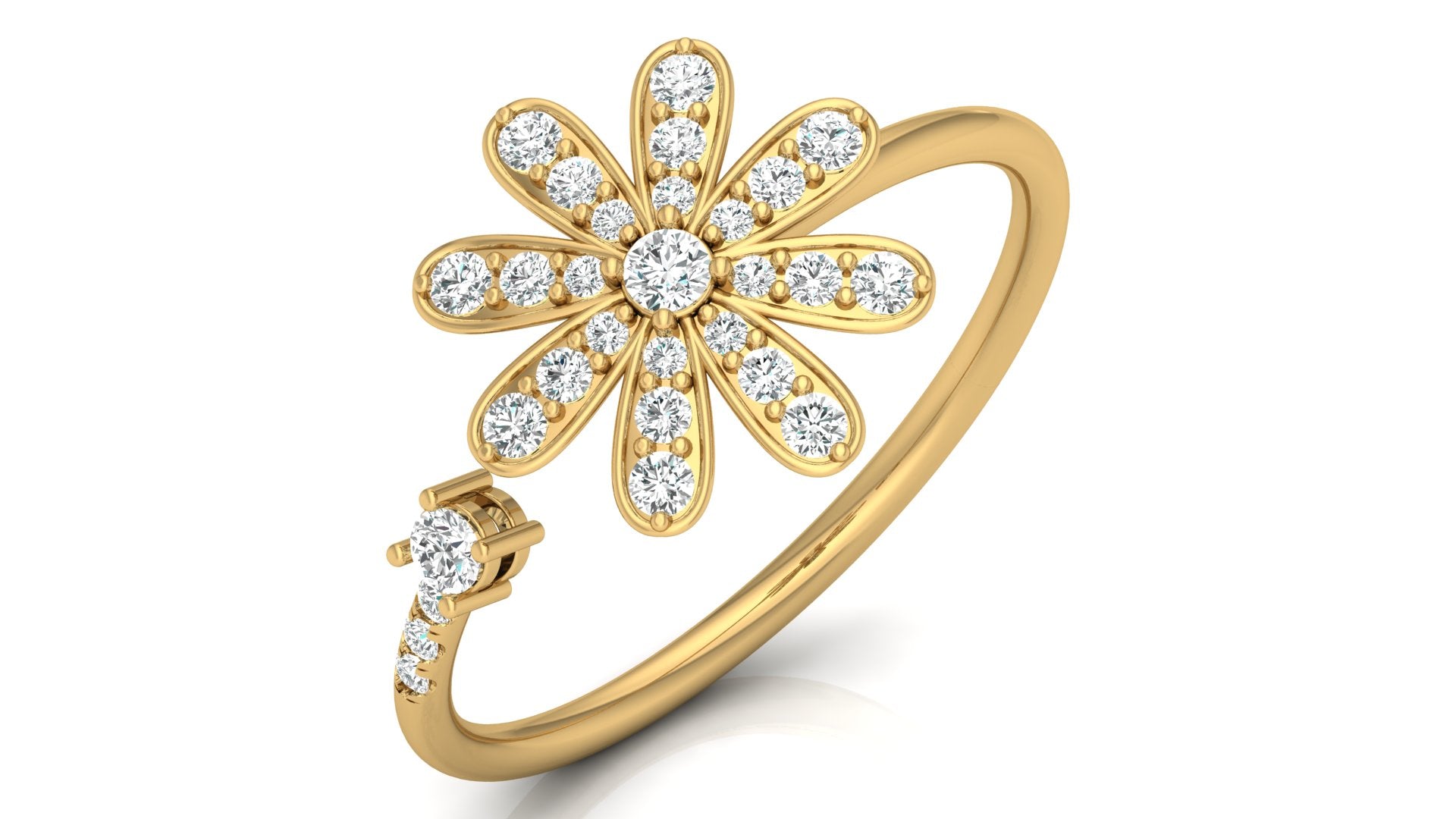 0.27 Ct Round Diamond Ring