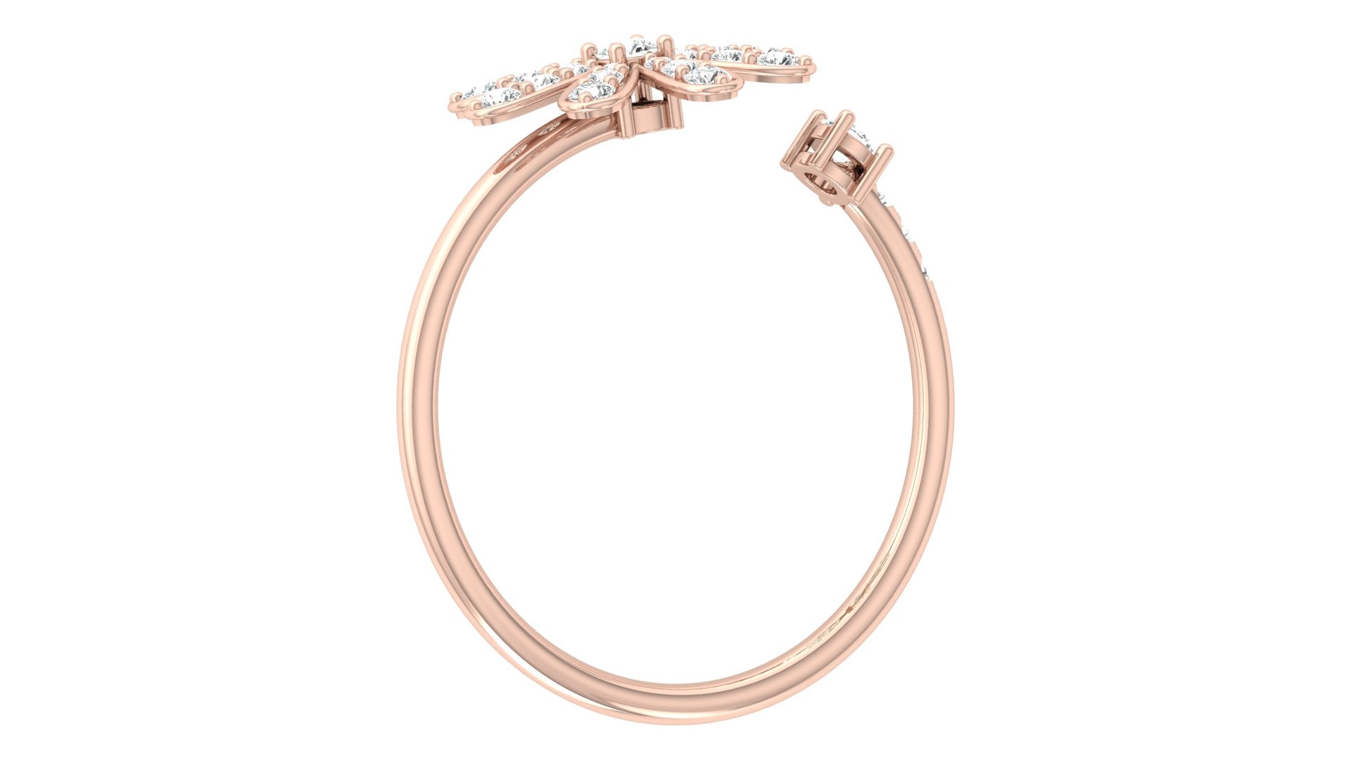 0.27 Ct Round Diamond Ring