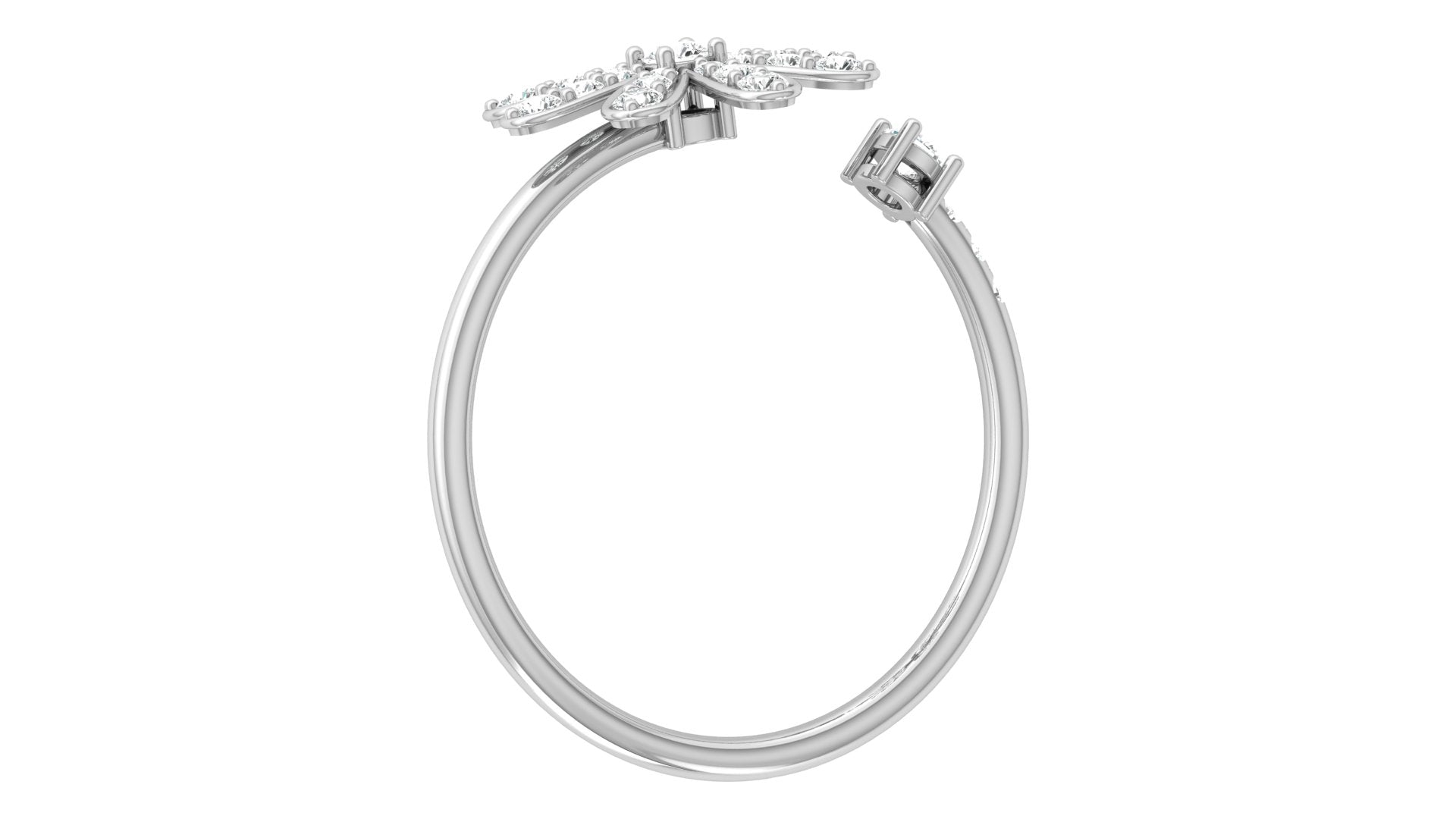 0.27 Ct Round Diamond Ring