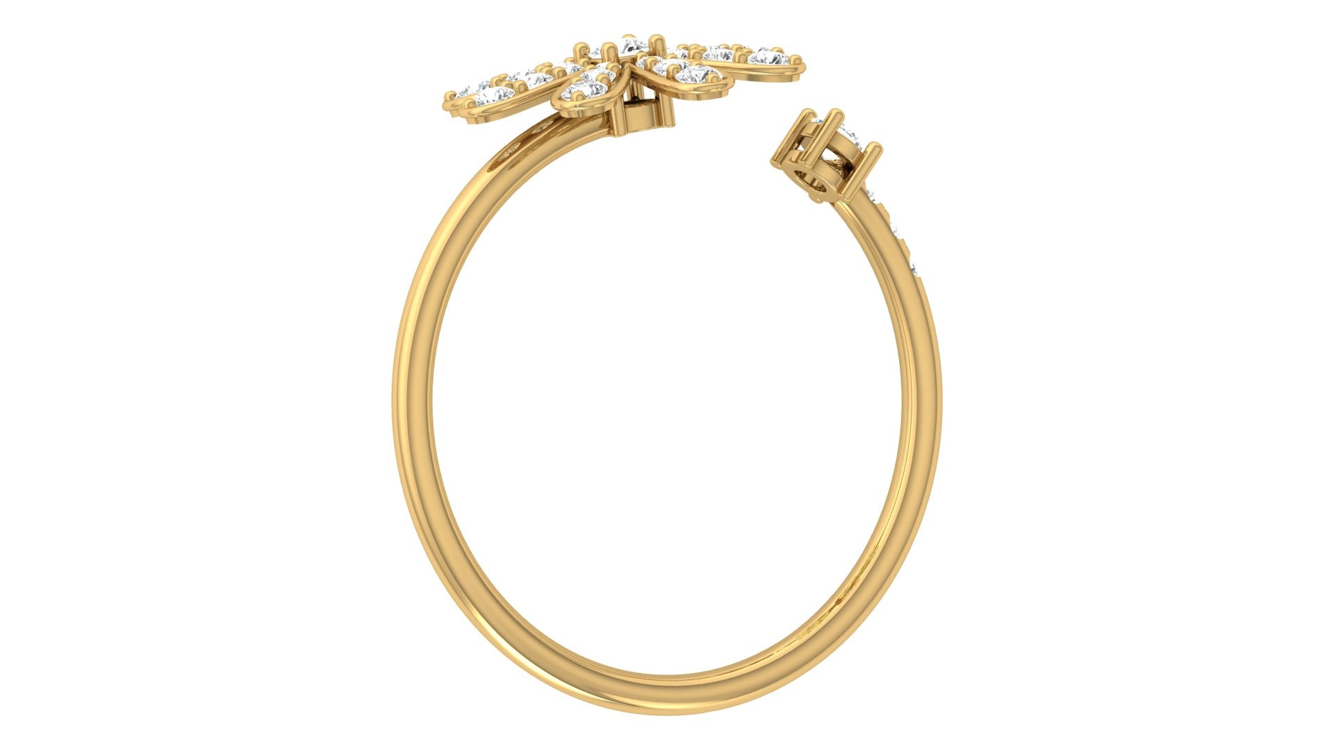 0.27 Ct Round Diamond Ring