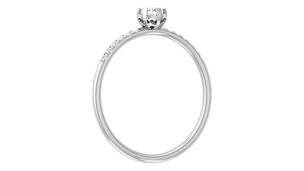 0.06+0.13 Ct Round Diamond Ring