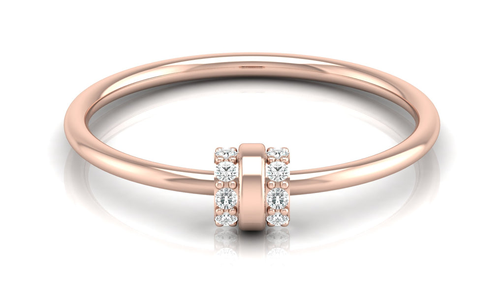 0.07 Ct Round Diamond Ring