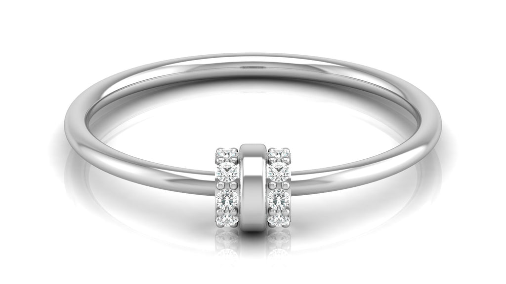 0.07 Ct Round Diamond Ring