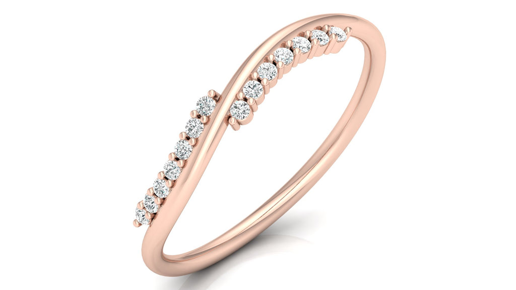 0.09 Ct Round Diamond Ring