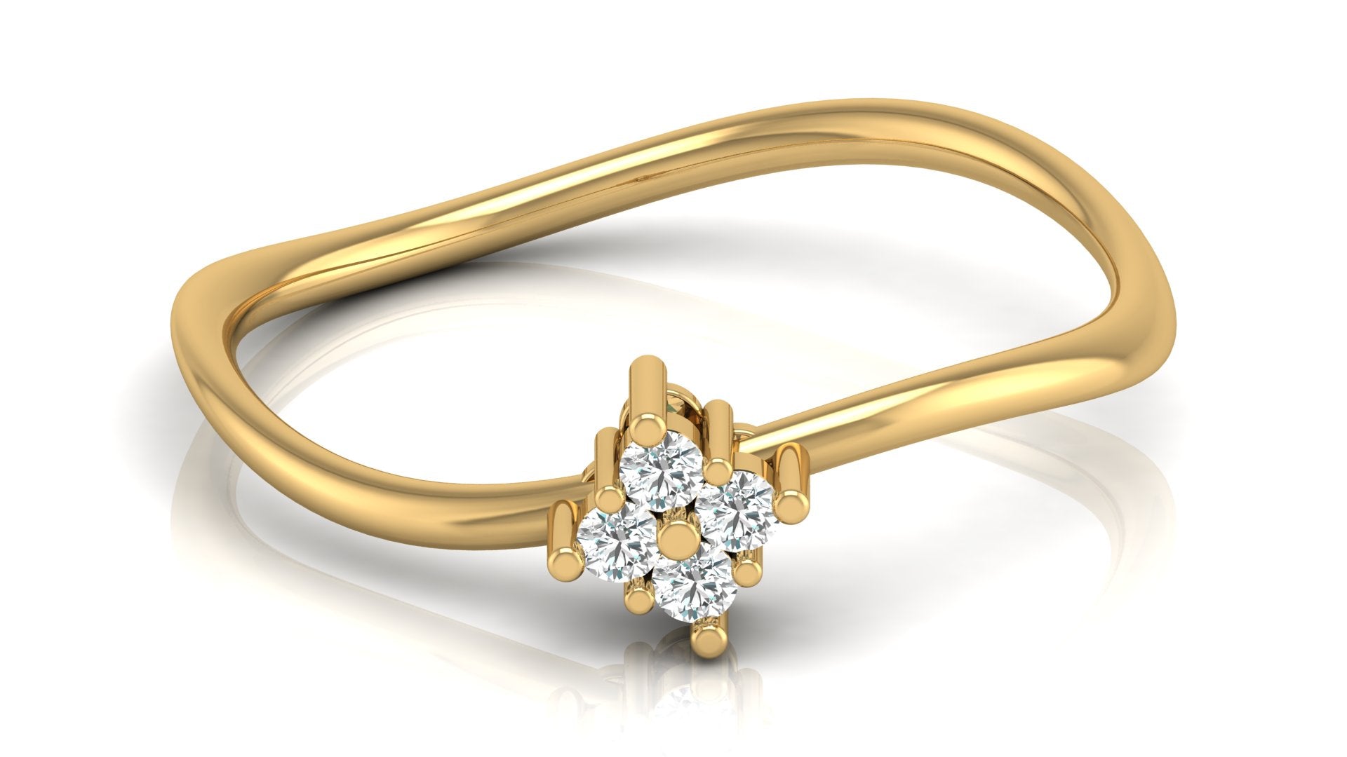 0.07 Ct Round diamond Ring