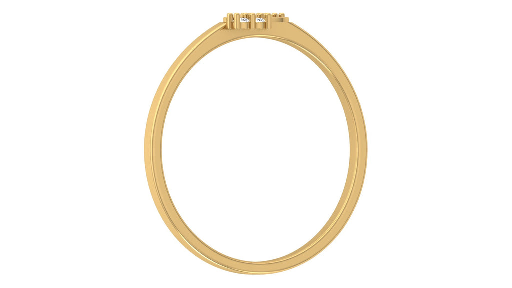 0.03 Ct Round Diamond Ring