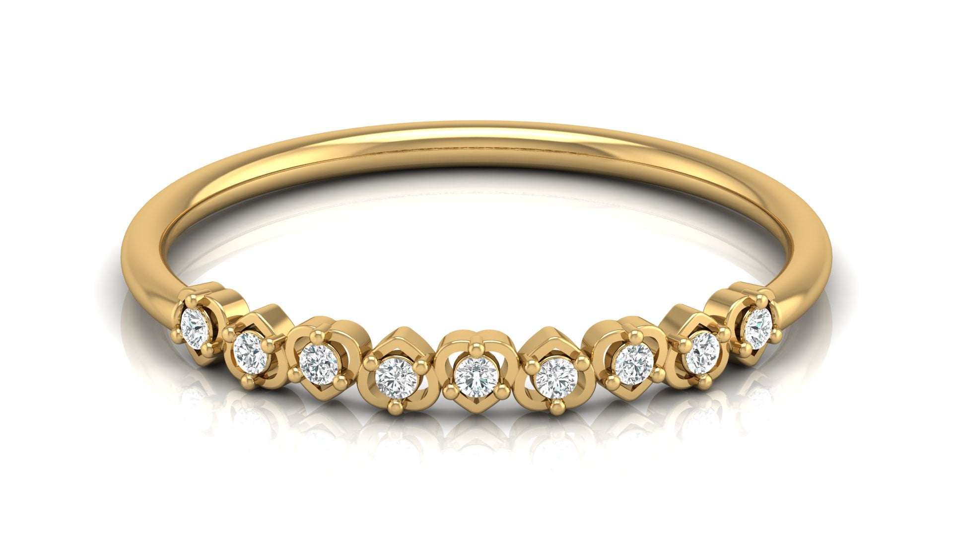 0.06 Ct Round Diamond Ring