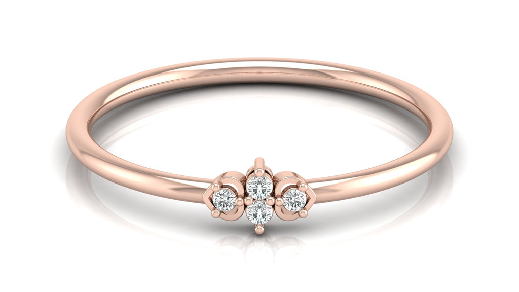 0.03 Ct Round Diamond Ring