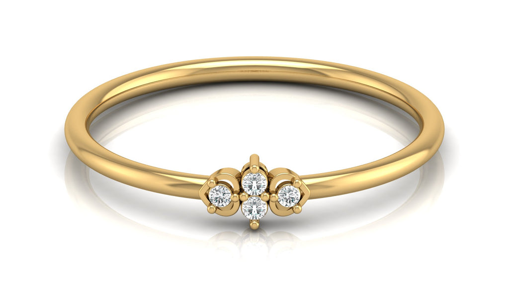 0.03 Ct Round Diamond Ring
