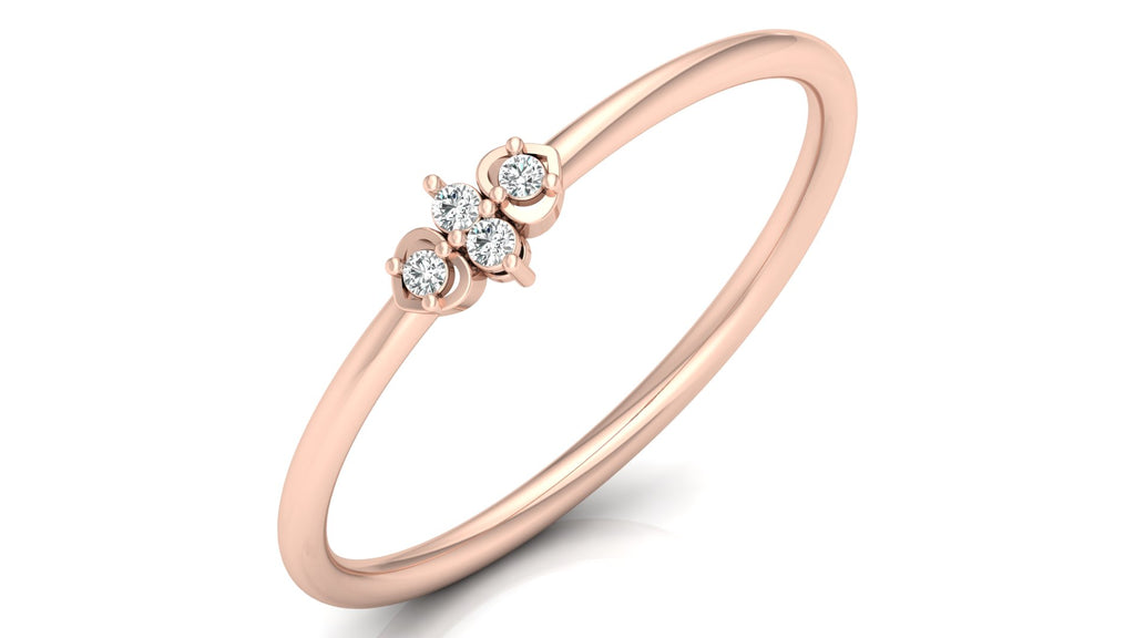 0.03 Ct Round Diamond Ring