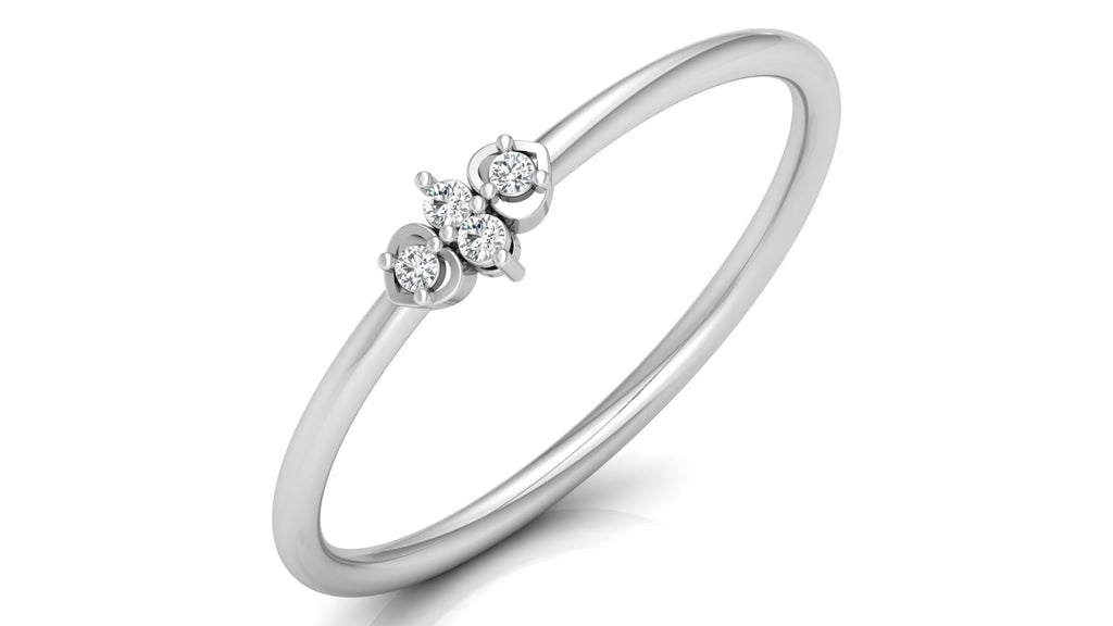 0.03 Ct Round Diamond Ring