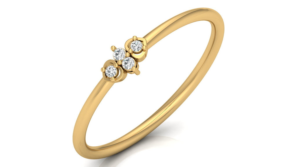 0.03 Ct Round Diamond Ring