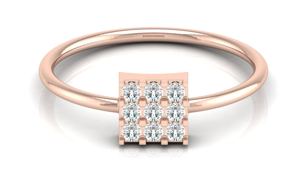 0.17 Ct Round Diamond Ring