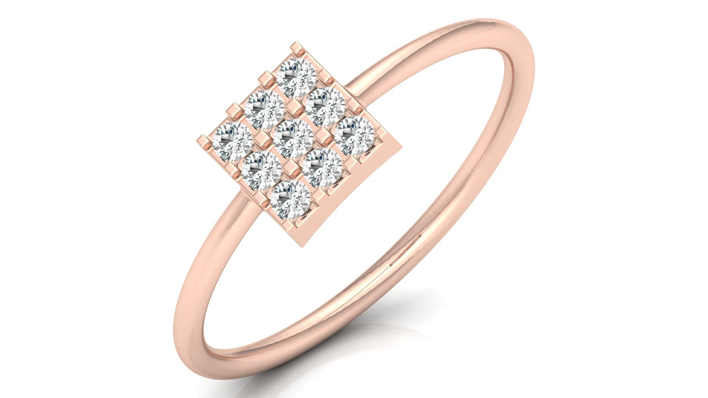 0.17 Ct Round Diamond Ring
