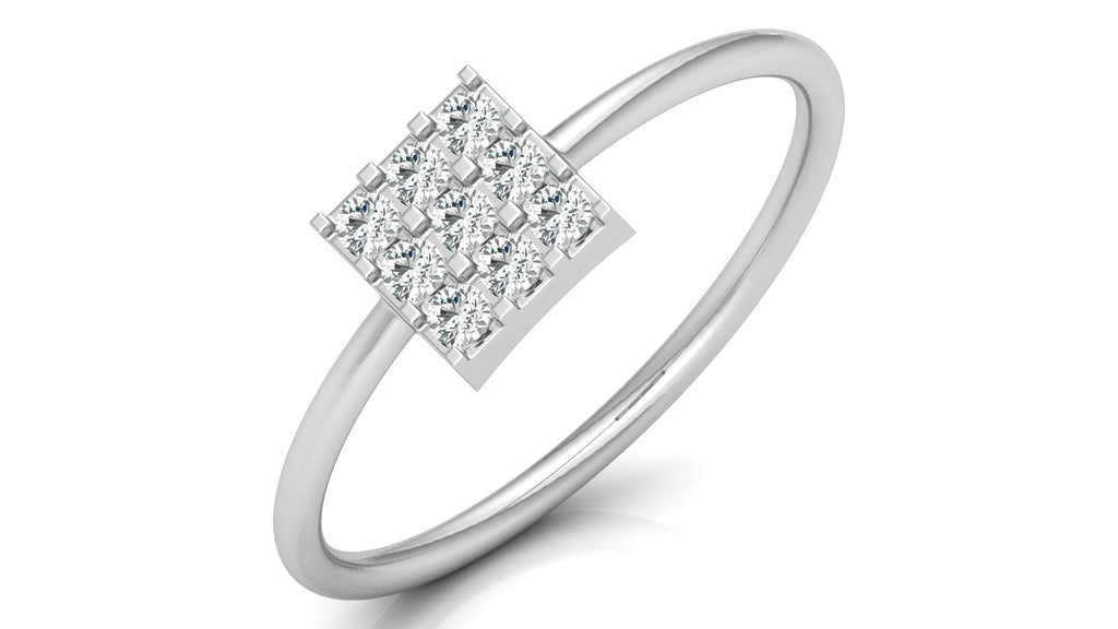 0.17 Ct Round Diamond Ring