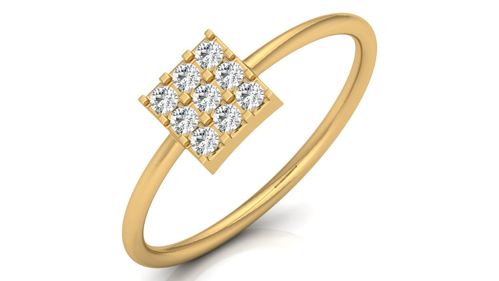 0.17 Ct Round Diamond Ring