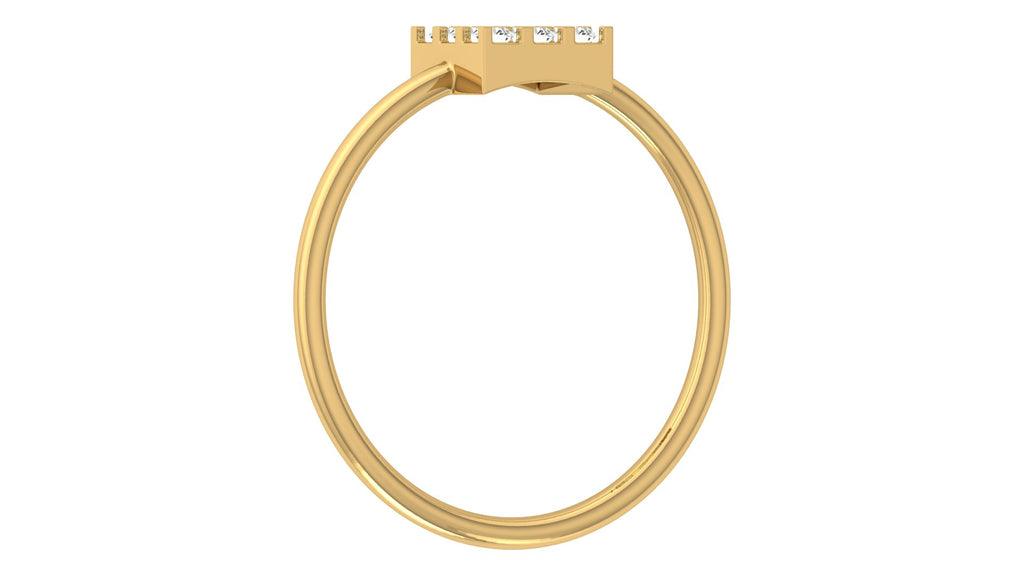 0.17 Ct Round Diamond Ring
