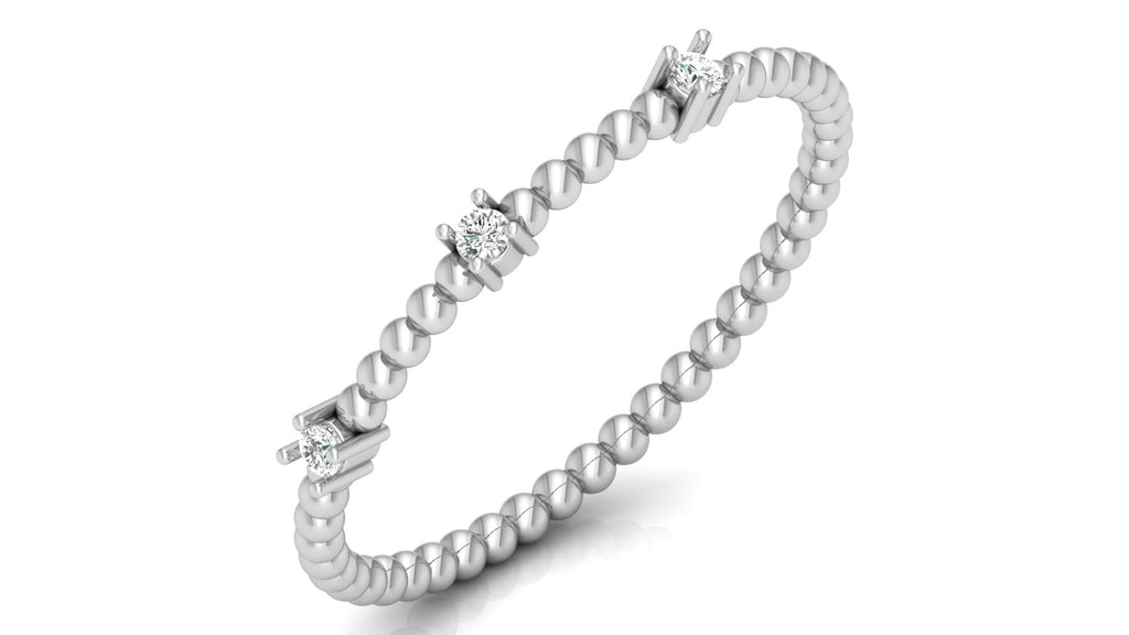 0.04 Ct Round Diamond Ring