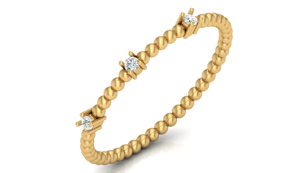 0.04 Ct Round Diamond Ring