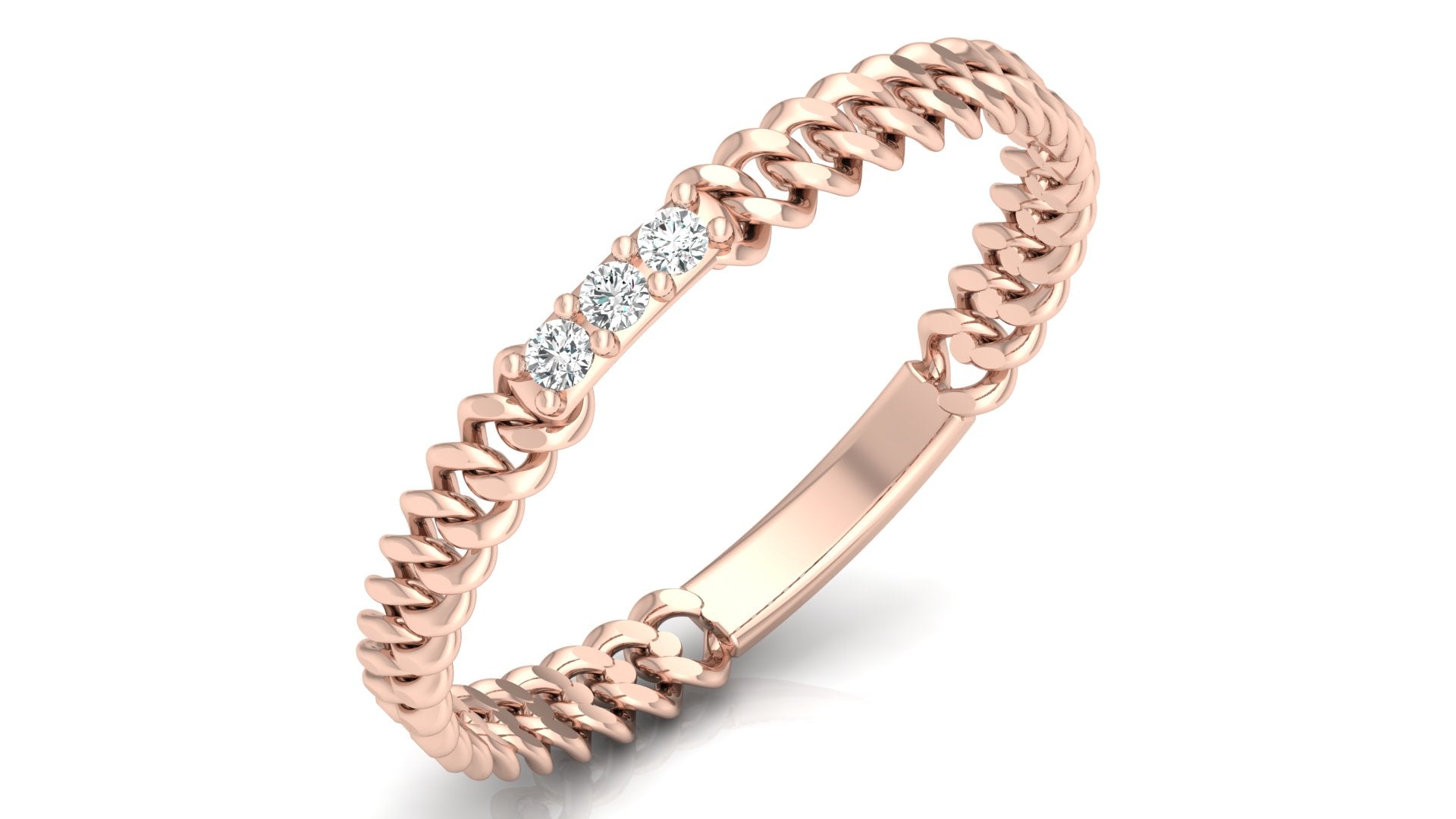 0.04 Ct Round Diamond Ring