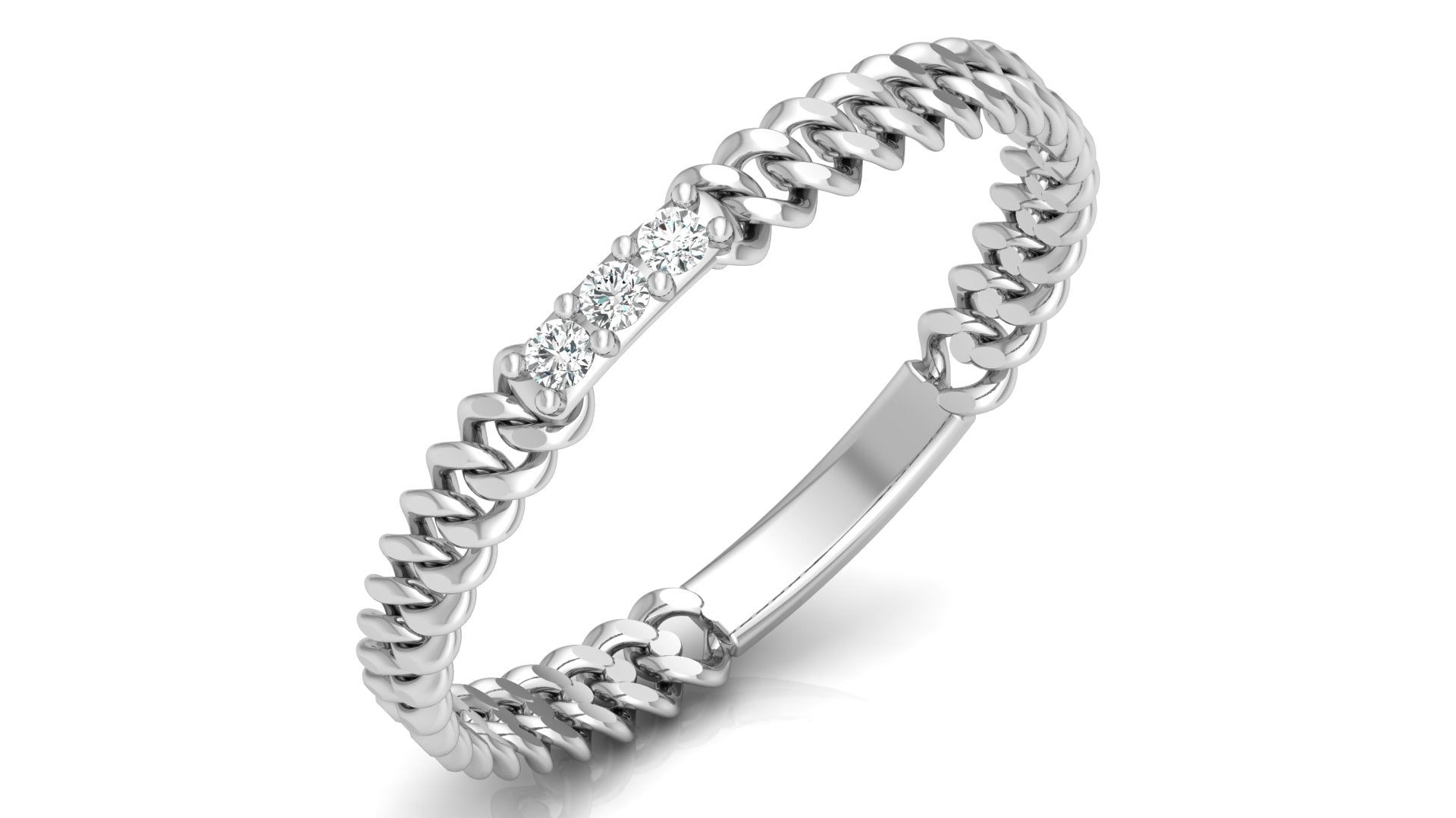 0.04 Ct Round Diamond Ring