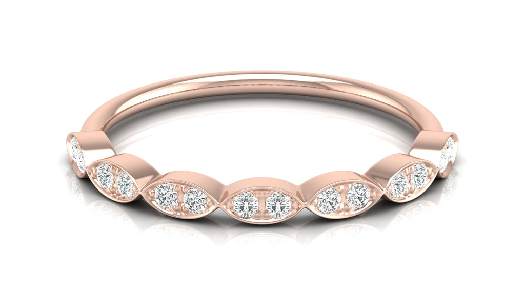 0.12 Ct Round  Diamond Ring