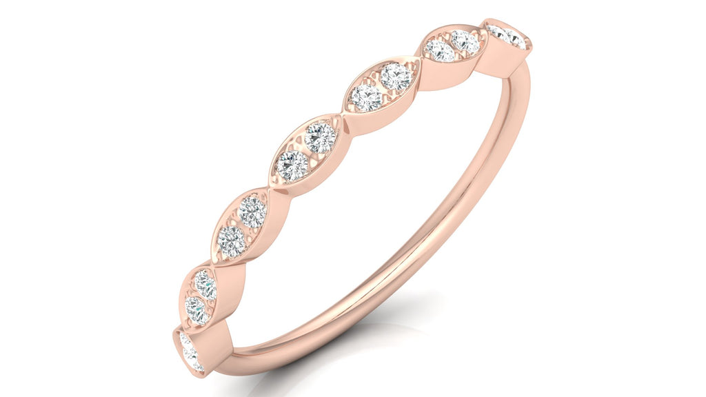 0.12 Ct Round  Diamond Ring