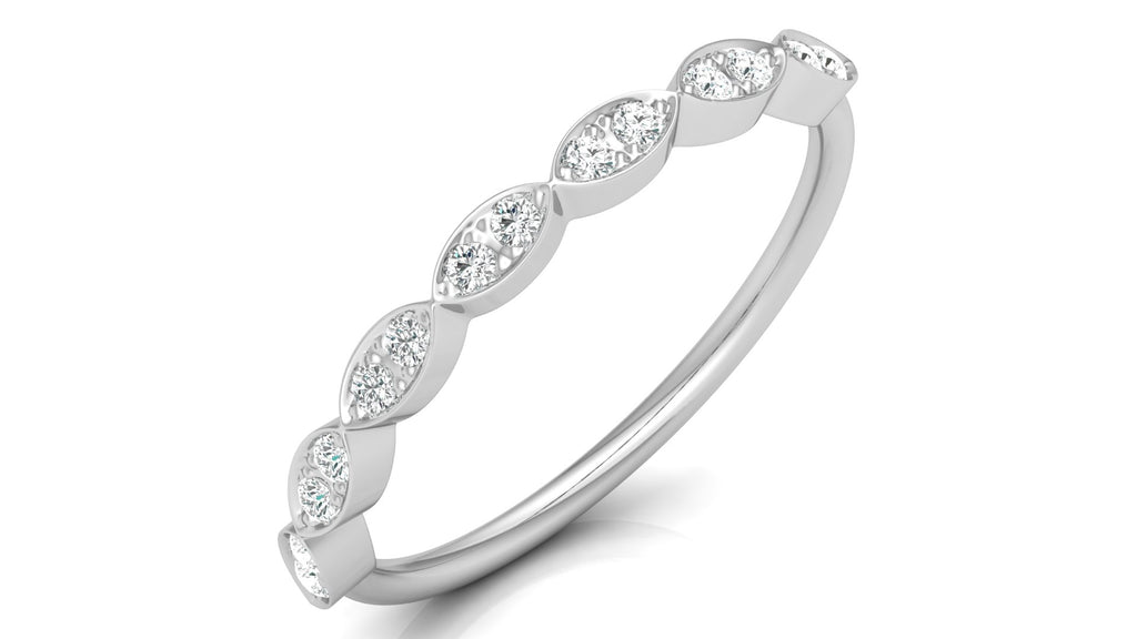 0.12 Ct Round  Diamond Ring