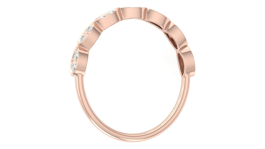 0.12 Ct Round  Diamond Ring