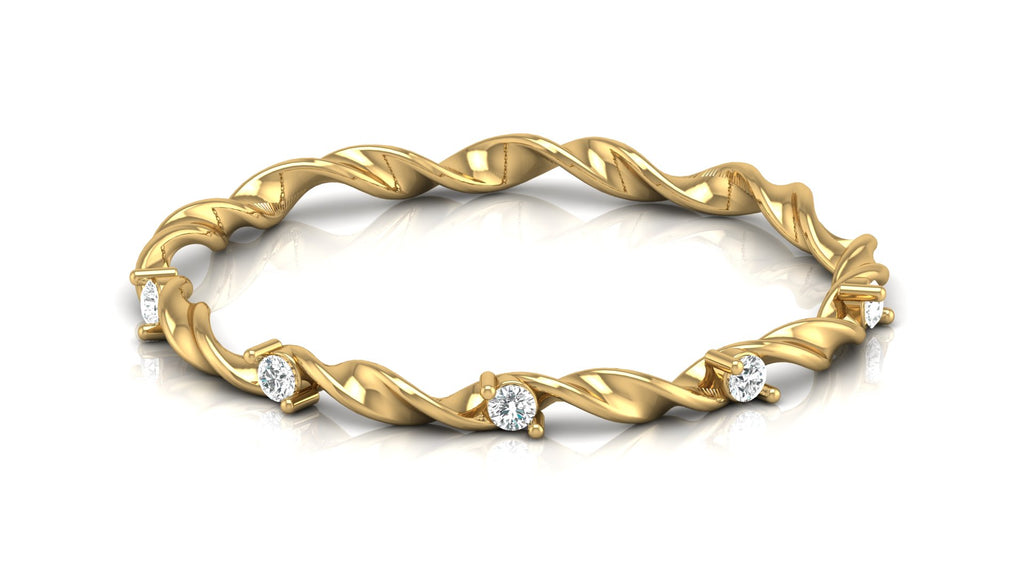 0.04 Ct Round Diamond Ring