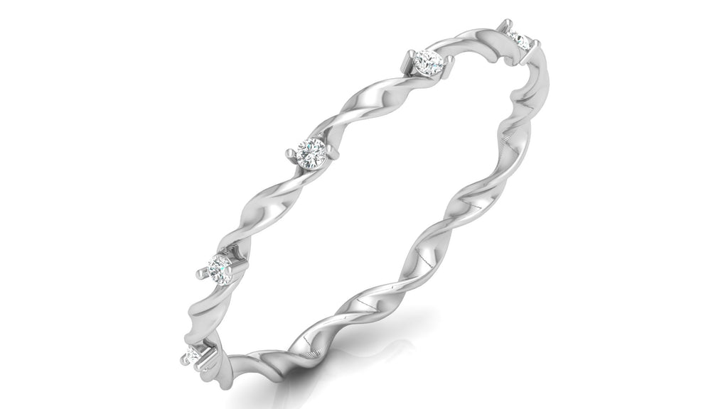 0.04 Ct Round Diamond Ring