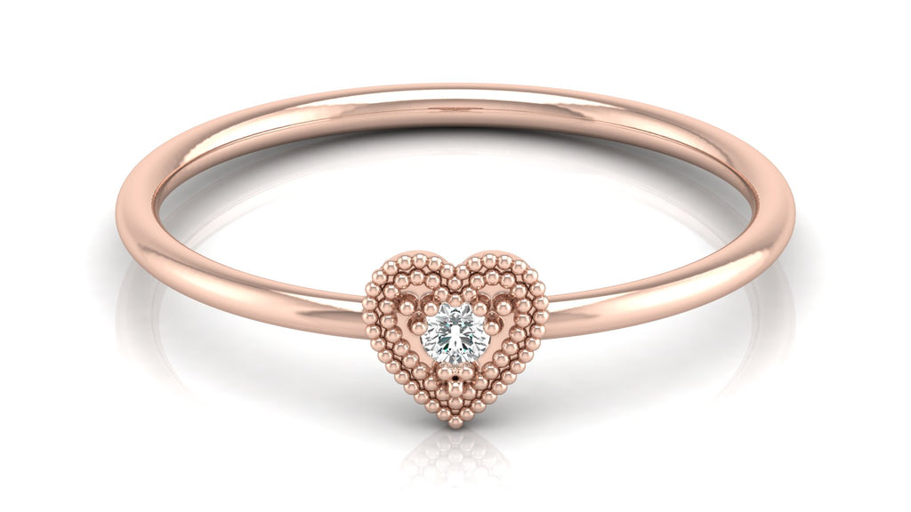 0.03 Ct Round Diamond Ring