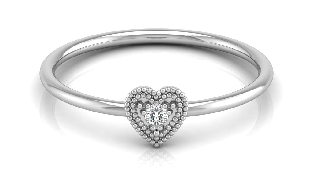 0.03 Ct Round Diamond Ring