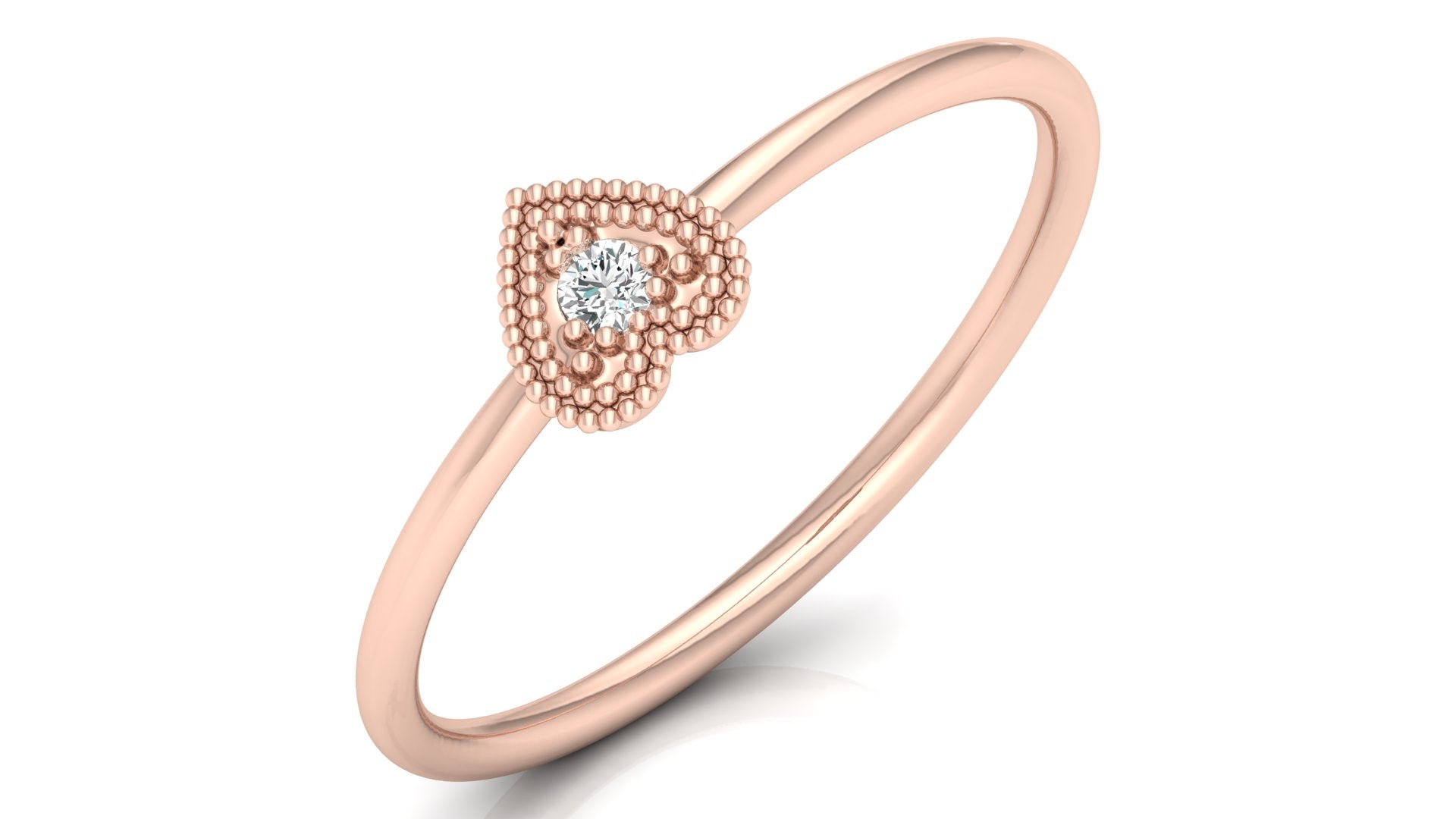 0.03 Ct Round Diamond Ring