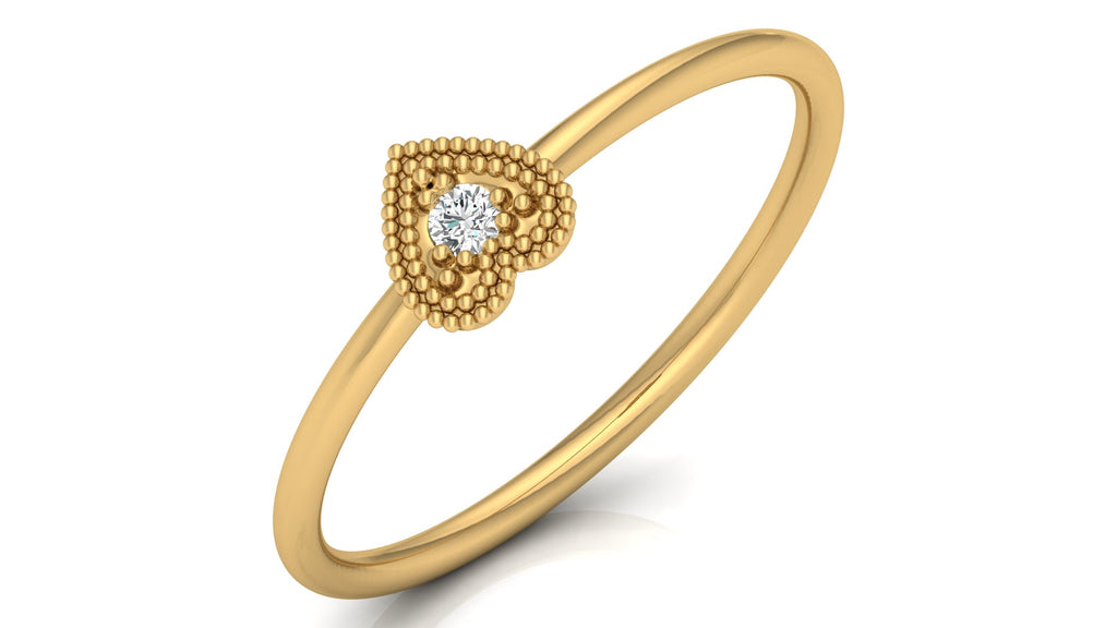 0.03 Ct Round Diamond Ring