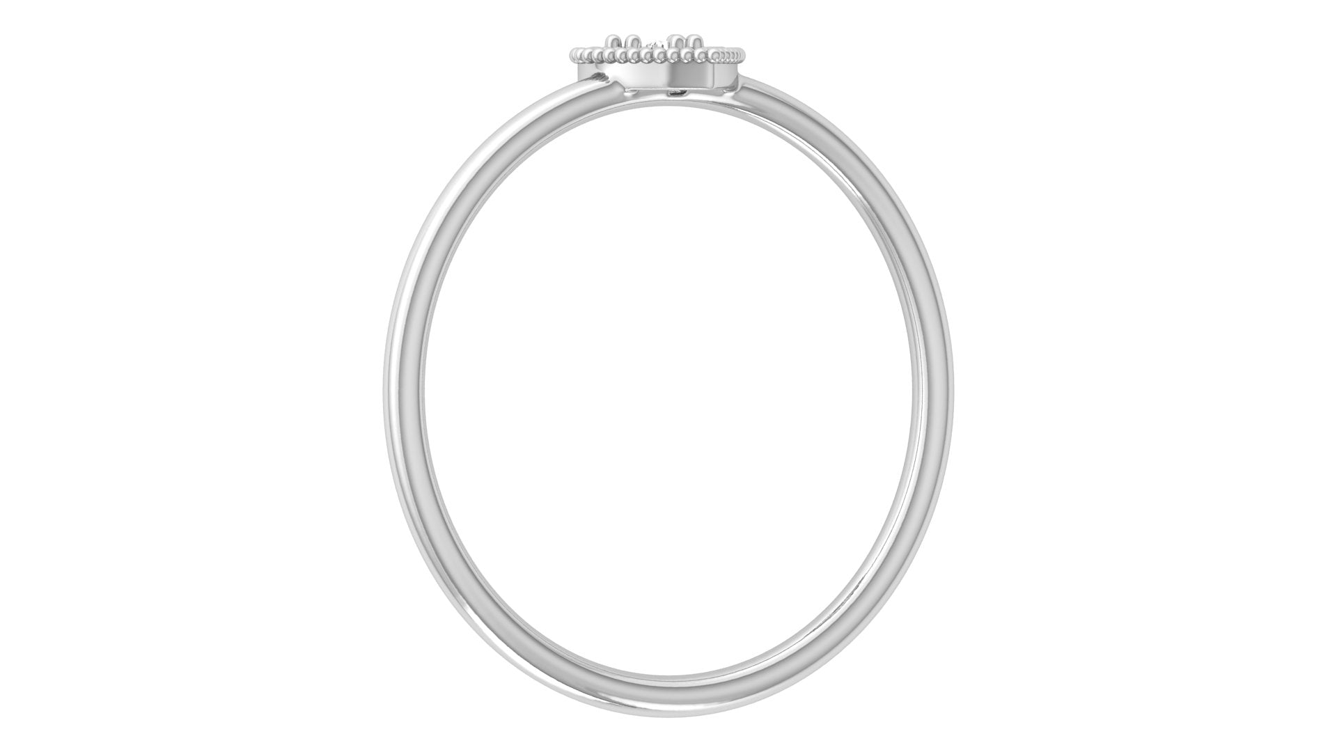 0.03 Ct Round Diamond Ring