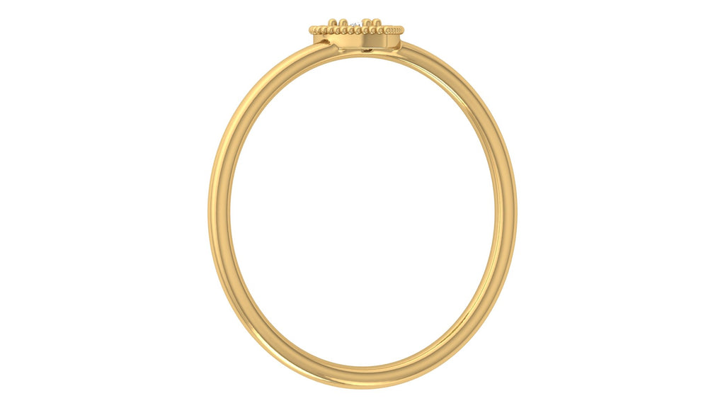 0.03 Ct Round Diamond Ring