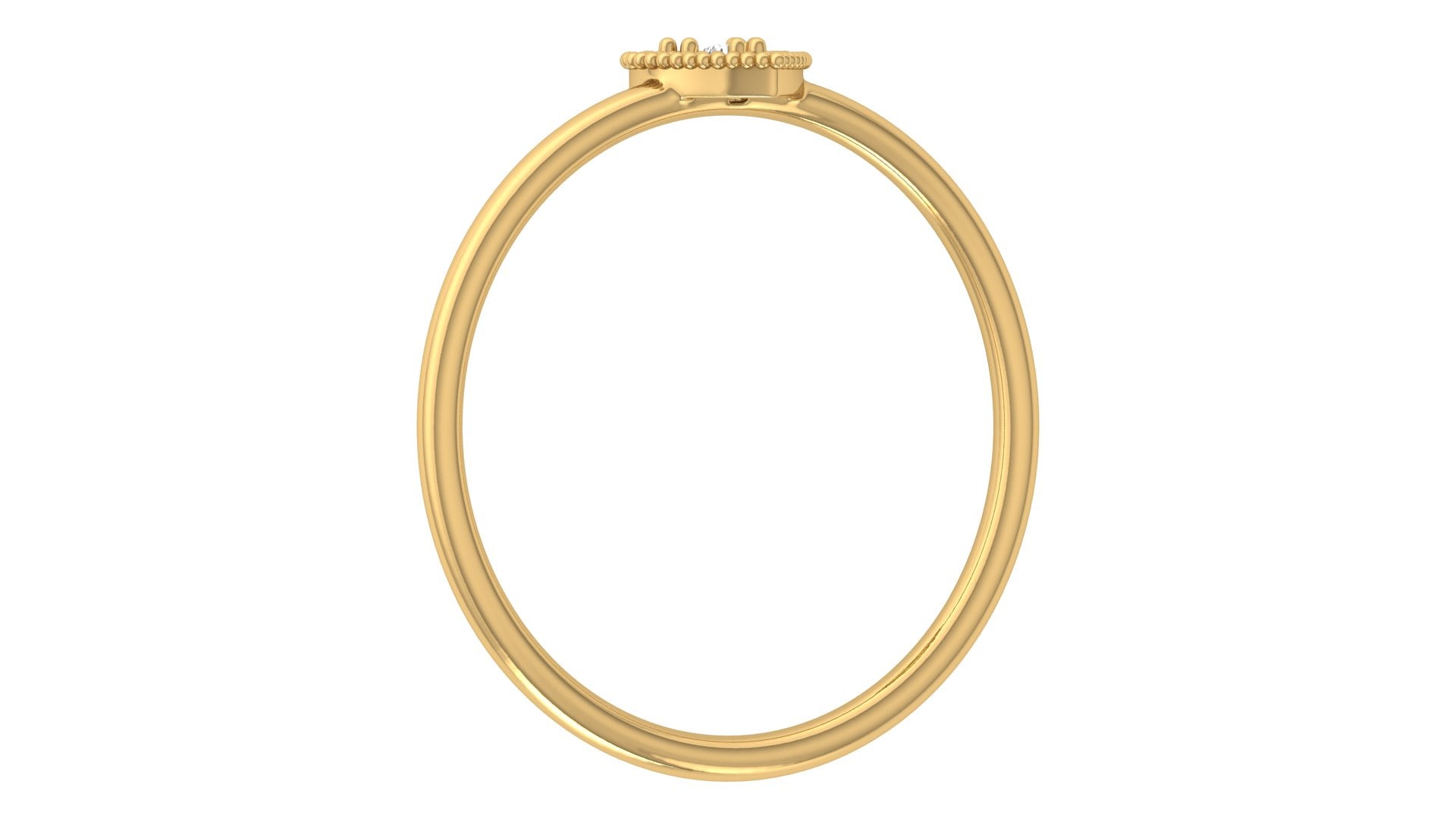 0.03 Ct Round Diamond Ring