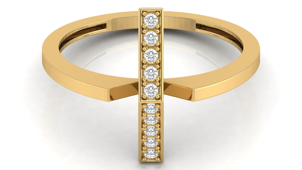 0.08 Ct Round Diamond Ring