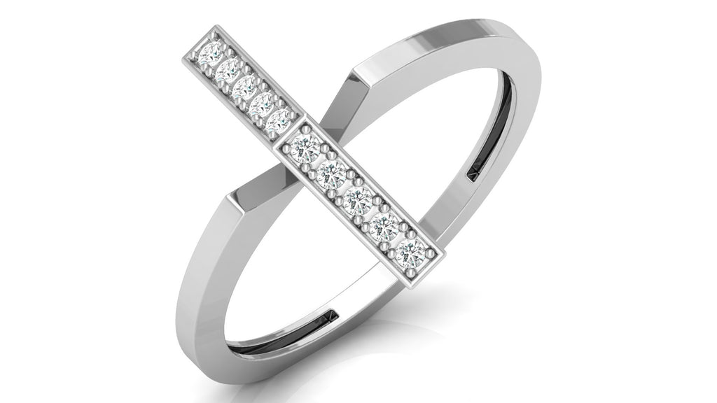 0.08 Ct Round Diamond Ring