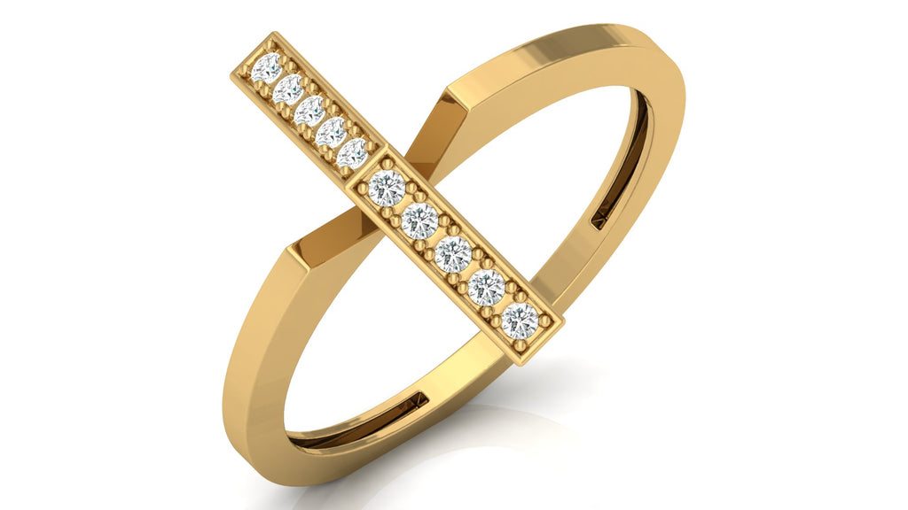 0.08 Ct Round Diamond Ring