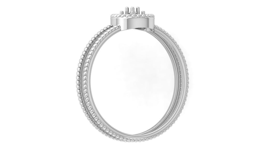 0.09 Ct Round Diamond Ring