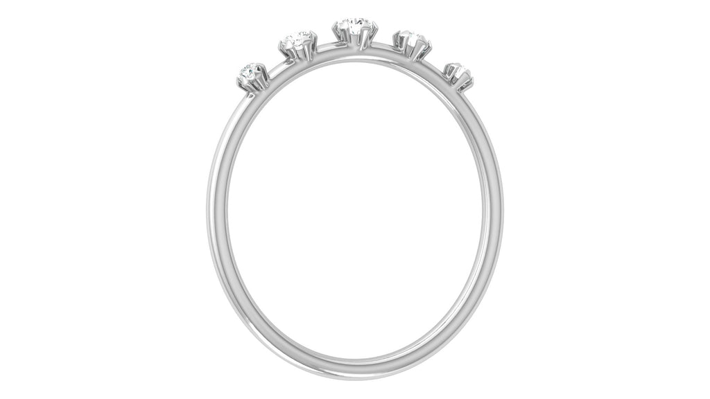 0.08 Ct Round  Diamond Ring