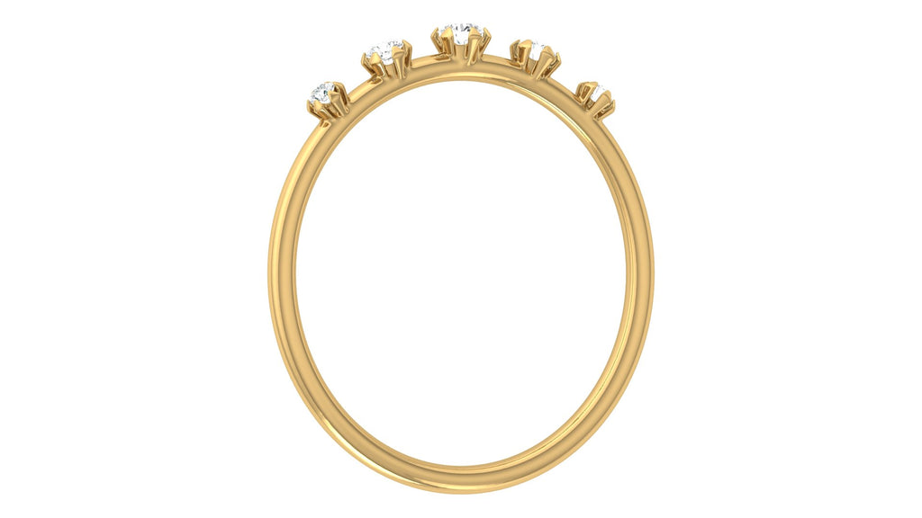 0.08 Ct Round  Diamond Ring