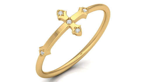 0.02 Ct Round Diamond Ring